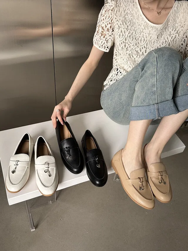 [ Pre-order ] Tassel Cushion Loafers