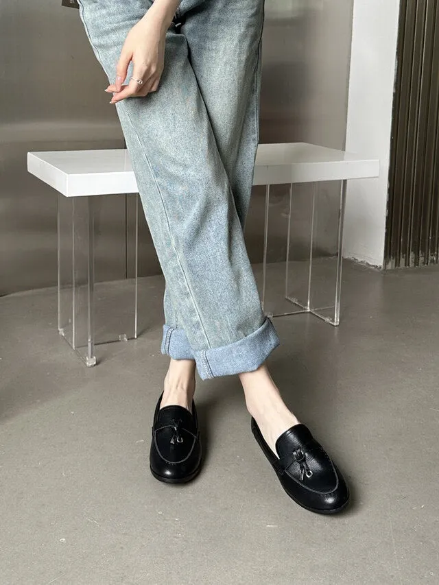 [ Pre-order ] Tassel Cushion Loafers