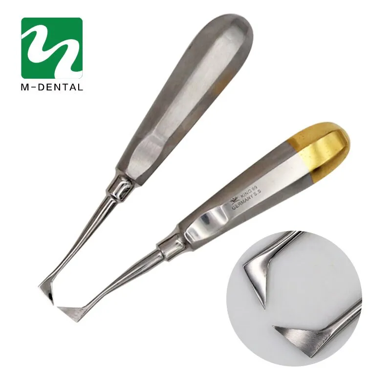 12Pcs Stainless Steel Dental Luxating Lift Elevator Teeth Clareador Curved Root Hexagon Handle Dentist Surgical Instrument Tool