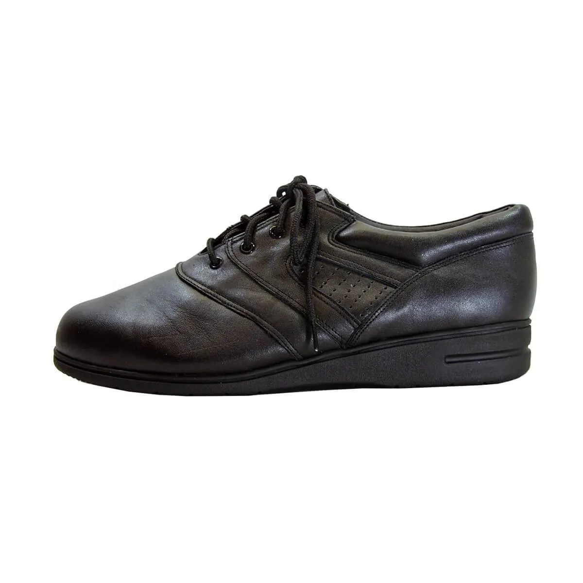 24 HOUR COMFORT Kat Women's Wide Width Leather Lace-Up Shoes