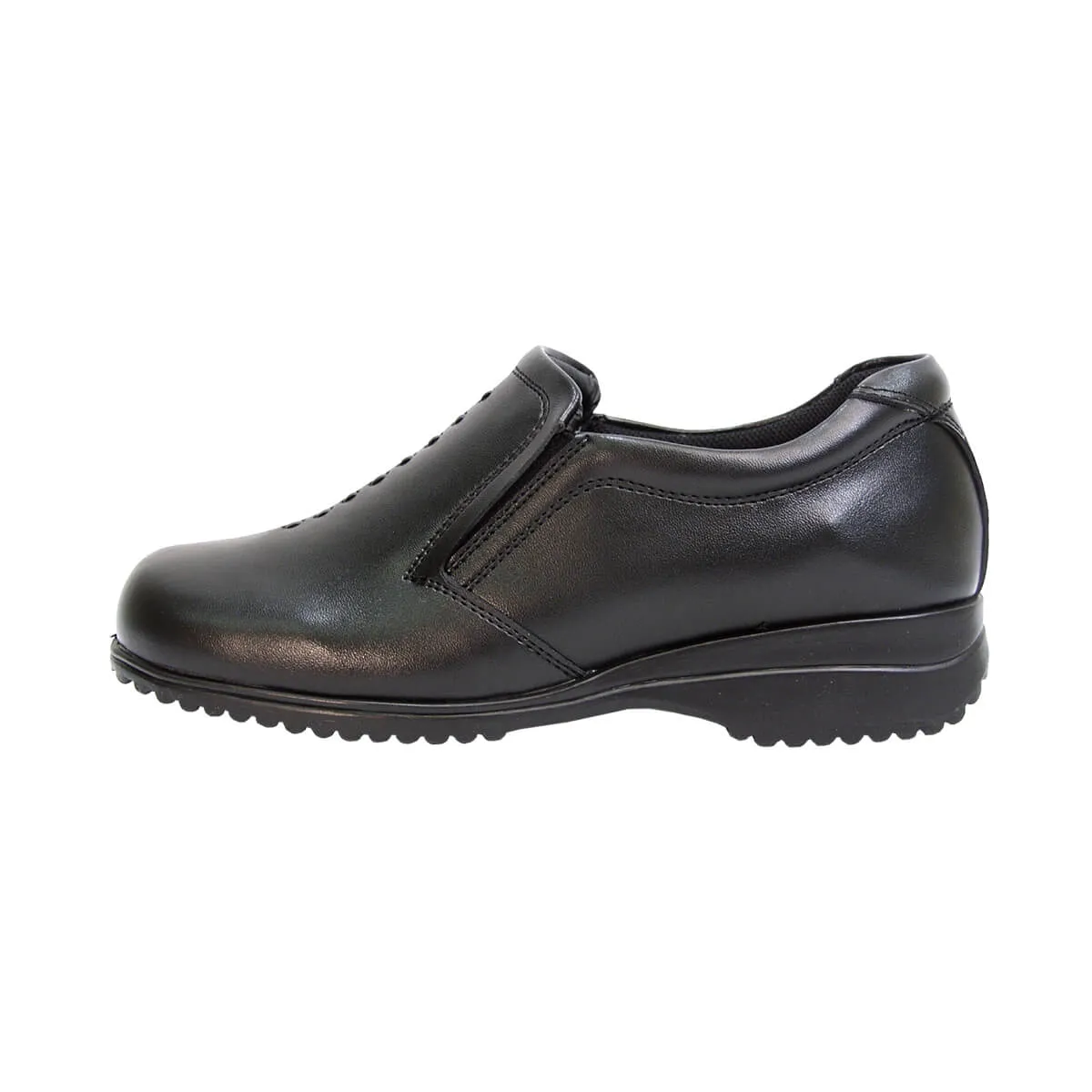 24 HOUR COMFORT Molly Women's Wide Width Leather Slip-On Shoes
