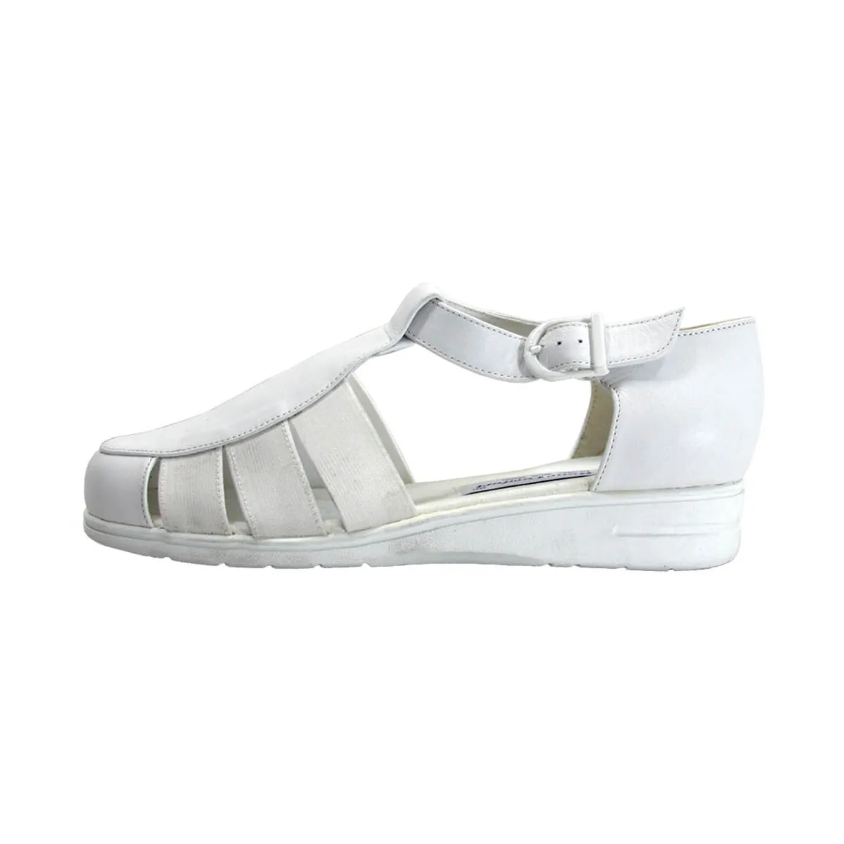 24 HOUR COMFORT Nala Women's Wide Width T-Strap Leather Shoes