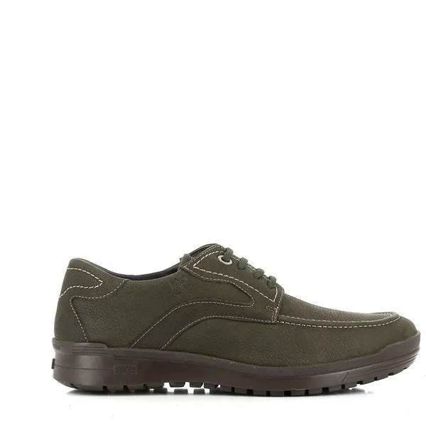 24 Hrs 10474 Khaki Lace Up Sneakers