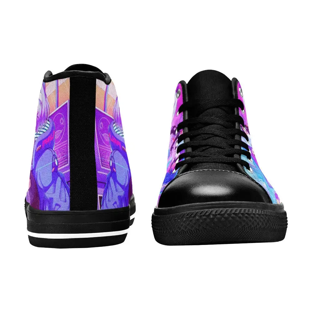 2B NieR Automata Custom High Top Sneakers Shoes
