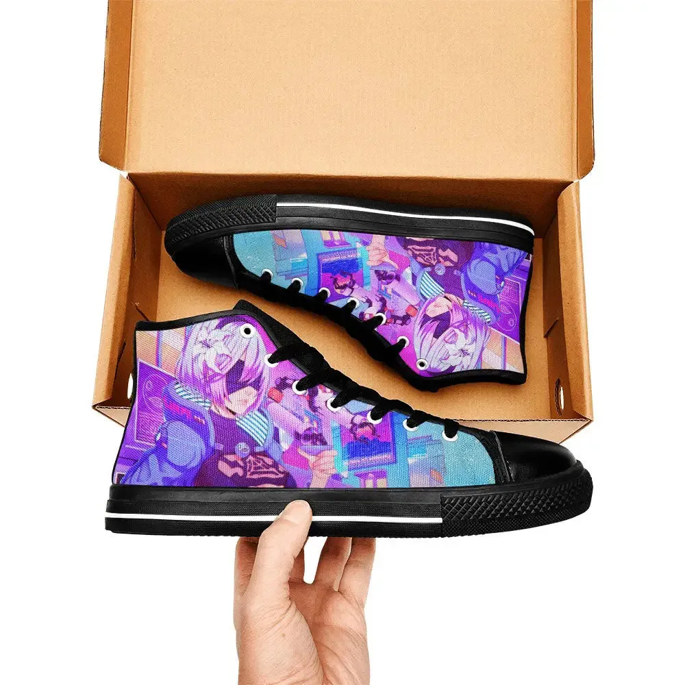 2B NieR Automata Custom High Top Sneakers Shoes