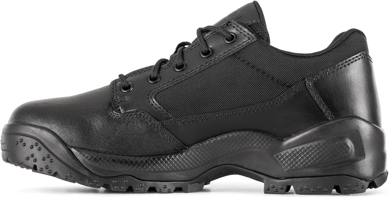5.11 Tactical Men's ATAC 2.0 Low Shoes - Polished Finish, Shock Mitigation, Superior Grip - Law Enforcement & Military Footwear, Style 12466