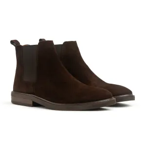 Achilles Signature Premium Suede Chelsea Boots - Brown
