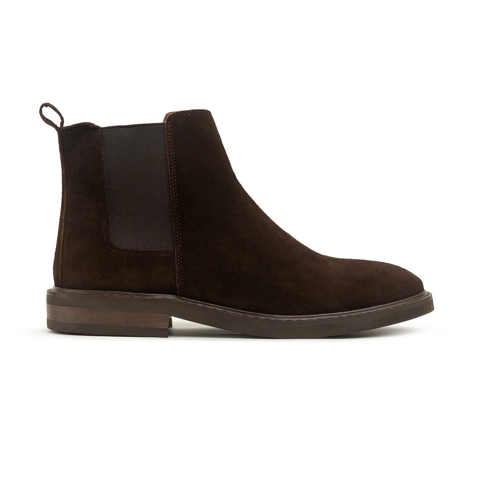Achilles Signature Premium Suede Chelsea Boots - Brown