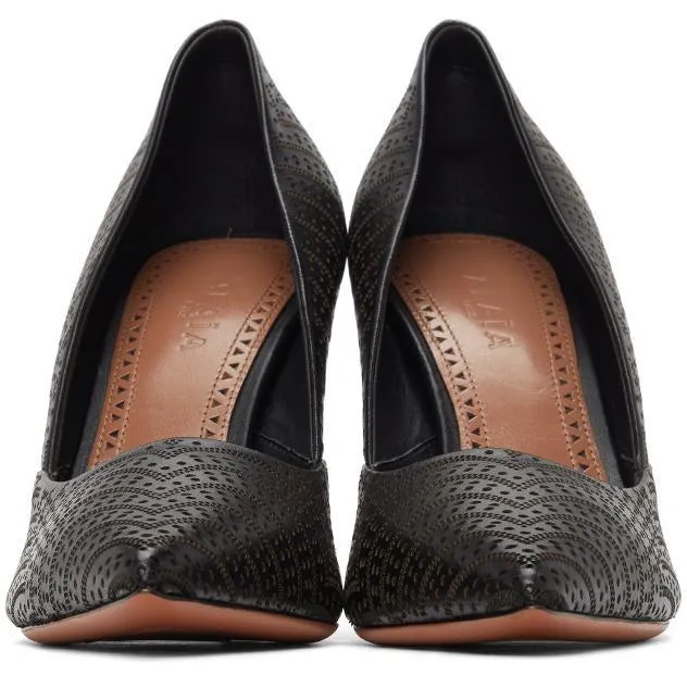 ALAÃA Black Vienne Vague Heels