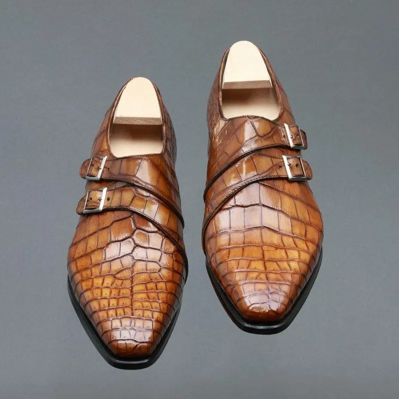Alexander Double Monk Strap Shoes