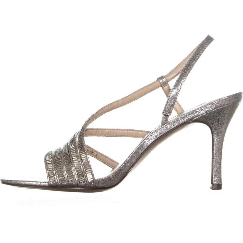Amani Platinum Leather Nina Sandals