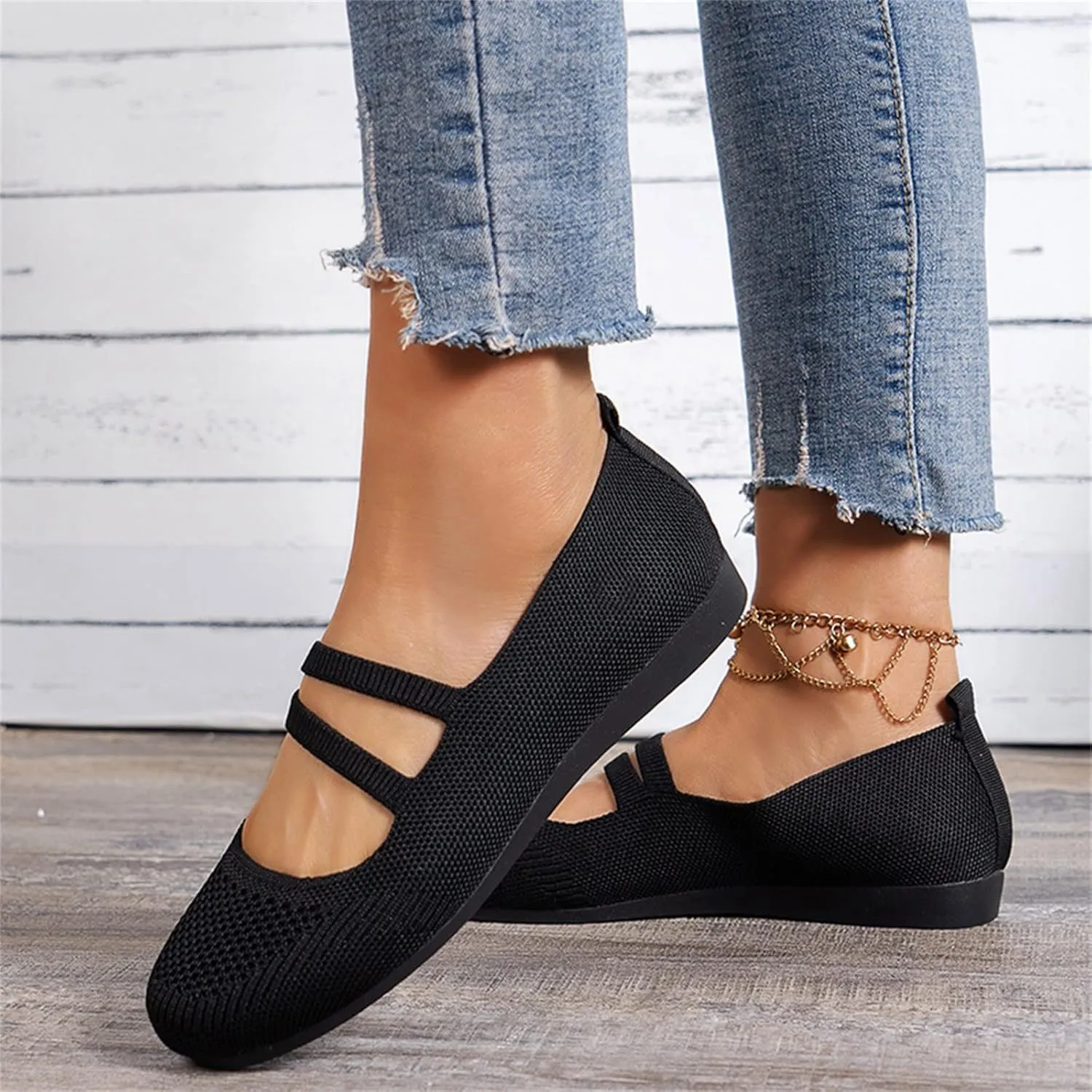 AMDBEL Ballet Flats Shoes for Women Dressy, Women's Ballet Flats Shoes Work Flats Office Shoes Pointed Toe Leopard Flats