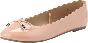 AMDBEL Ballet Flats Shoes for Women Dressy, Women's Flats Black Flats Shoes Pointed Toe Ballet Flats Bow Girls Flats Shoes