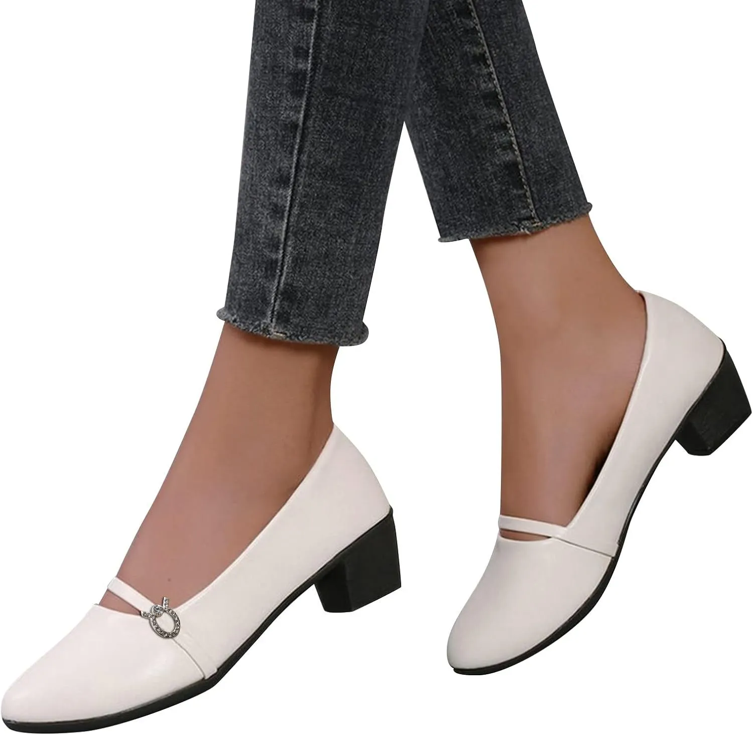 AMDBEL Flats Shoes Women Dressy, Women's Ballet Flat Shoes Knit Round Toe Slip On Ballerina Walking Flats Shoes Shallow Shoes