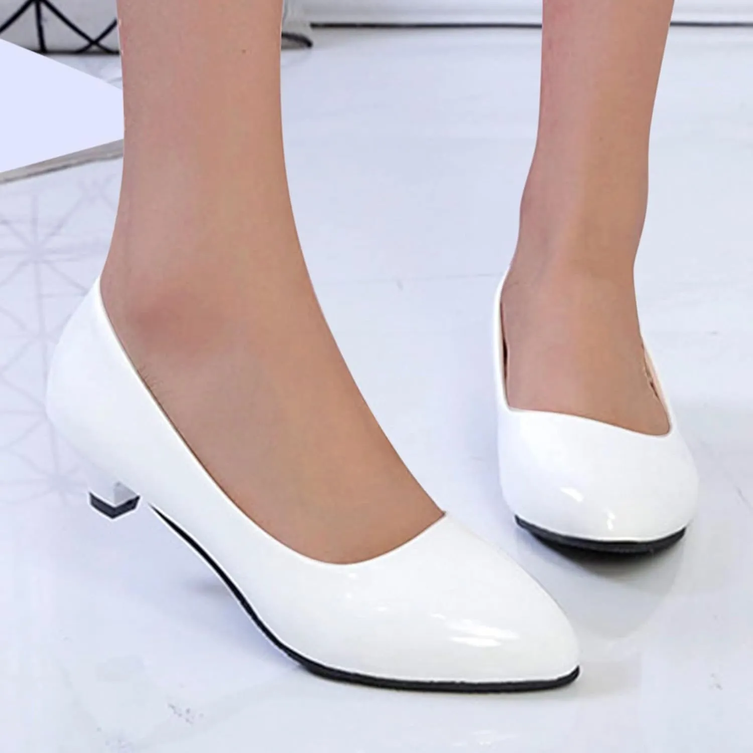 AMDBEL Flats Shoes Women Dressy, Women's Ballet Flat Shoes Knit Round Toe Slip On Ballerina Walking Flats Shoes Shallow Shoes