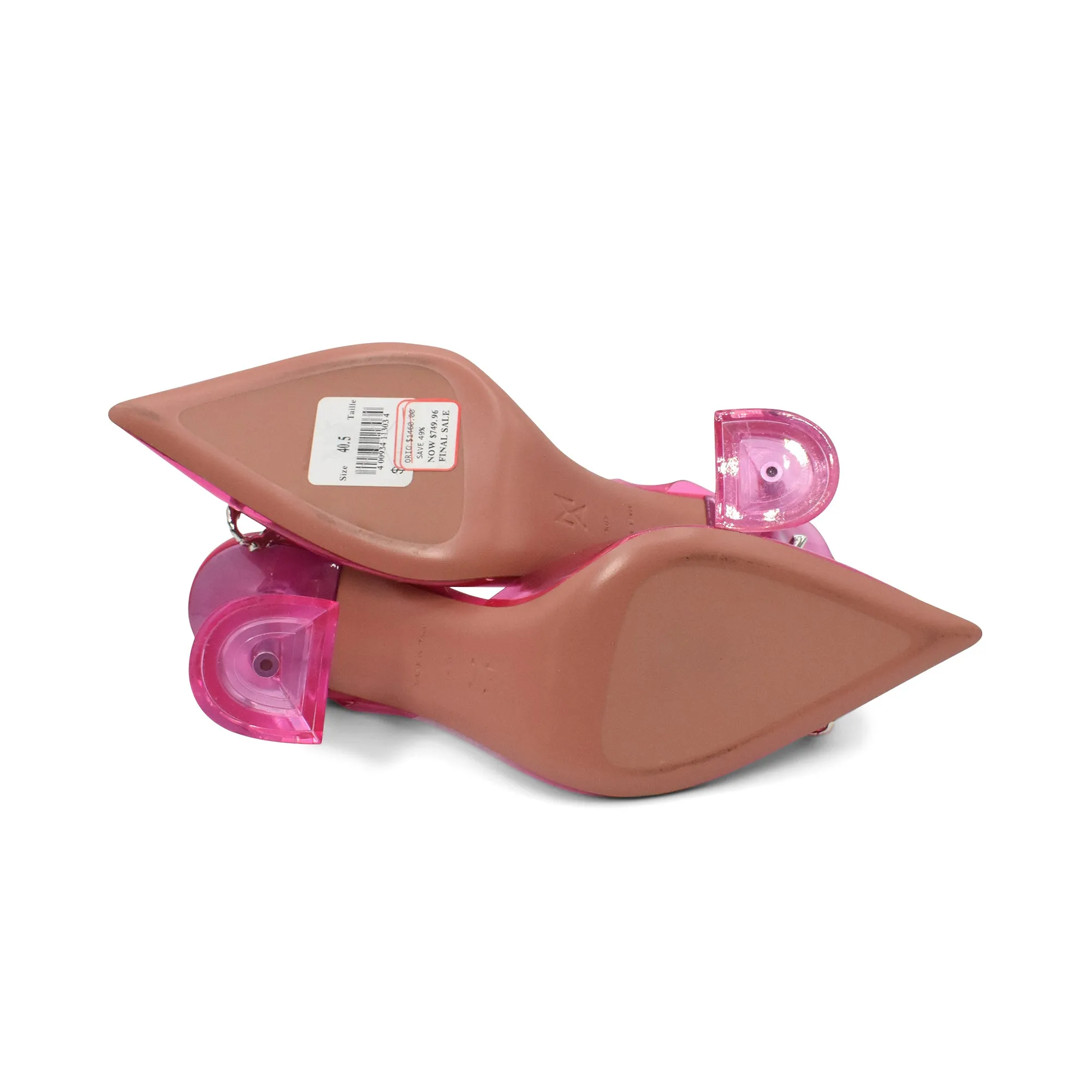 Amina Muaddi 'Rosie' Slingback Heels - Women's 40.5