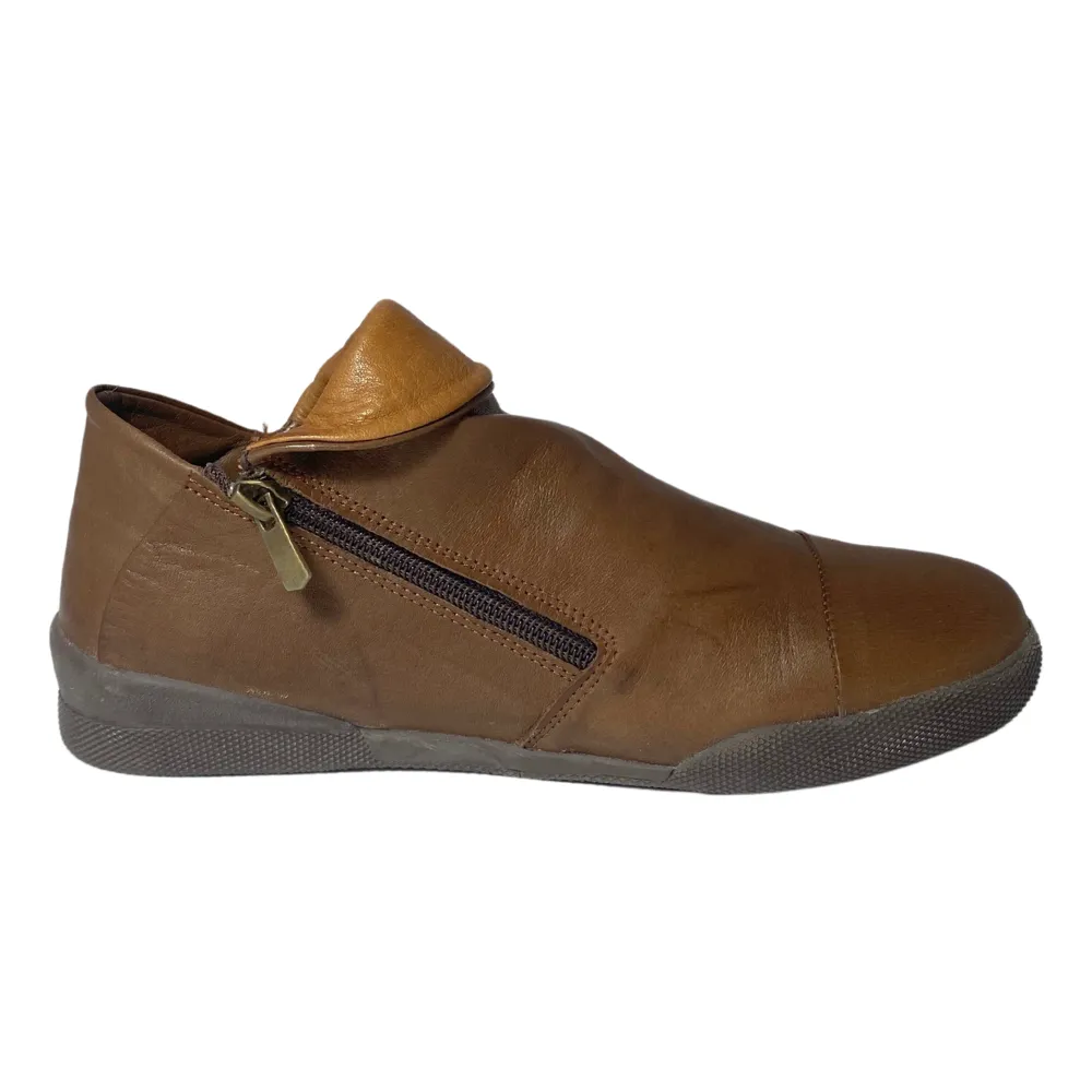 Andrea Conti Flipside Dark Brown/Cognac Shoe (Women's)