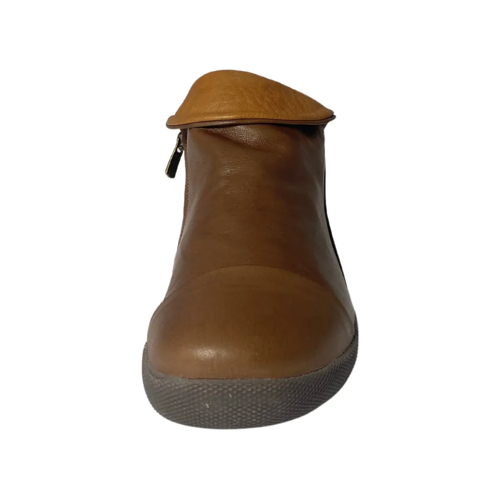 Andrea Conti Flipside Dark Brown/Cognac Shoe (Women's)