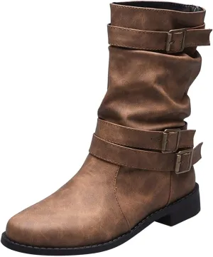 Ankle Boots for Women Western Fashion Faux Suede Chelsea Boots Elastic Lug Sole Chunky Block Heel Platform Slip on Booties