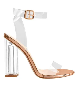 Ankle Strap Transparent Sandal