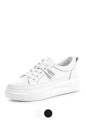 Archi Women's Leather Lace Up Sneaker