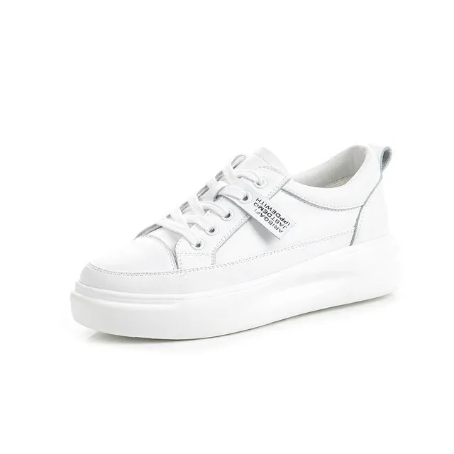 Archi Women's Leather Lace Up Sneaker