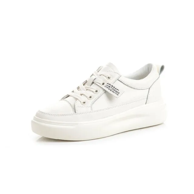 Archi Women's Leather Lace Up Sneaker