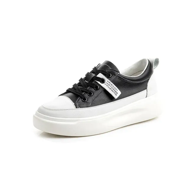 Archi Women's Leather Lace Up Sneaker