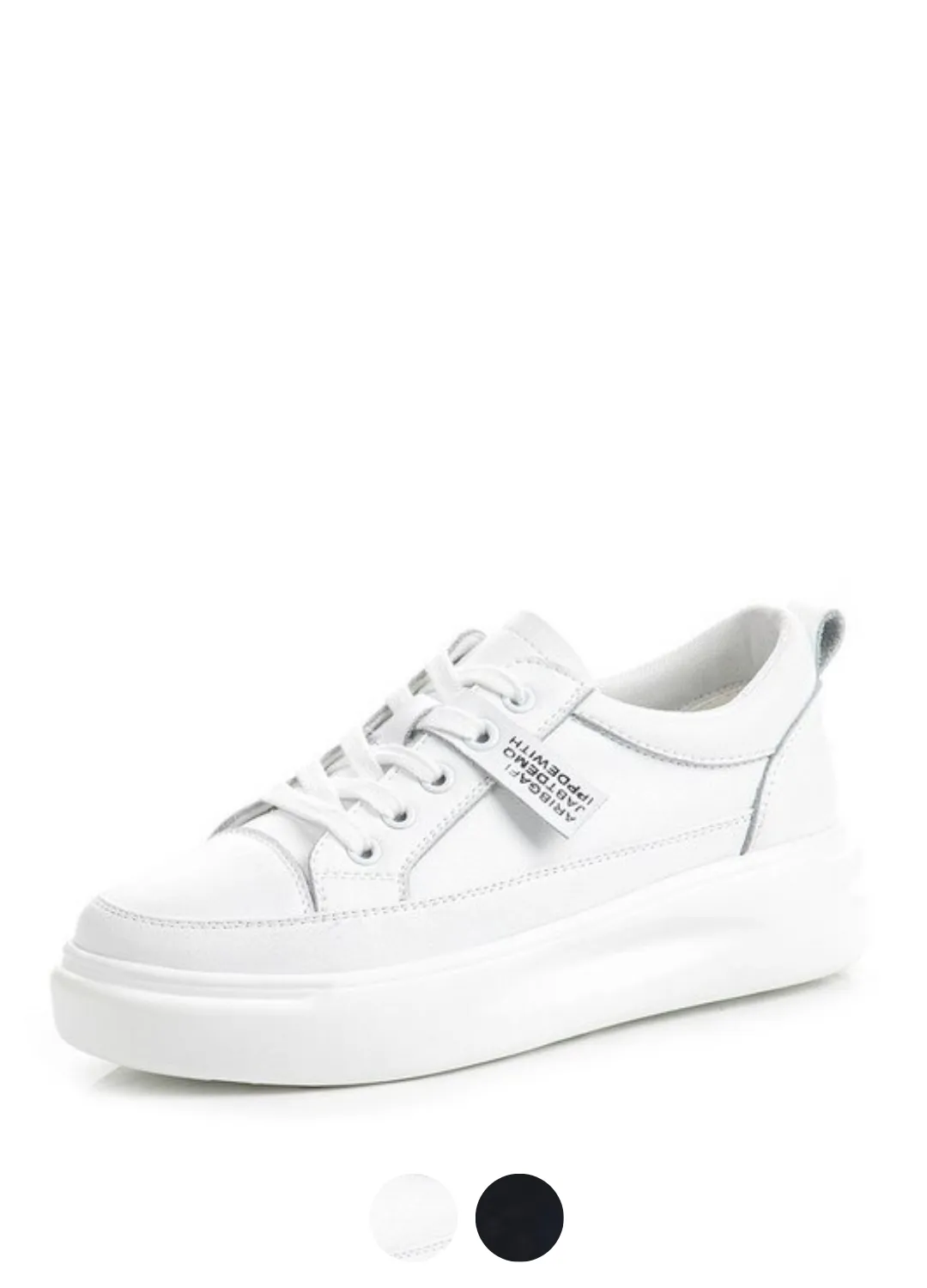 Archi Women's Leather Lace Up Sneaker