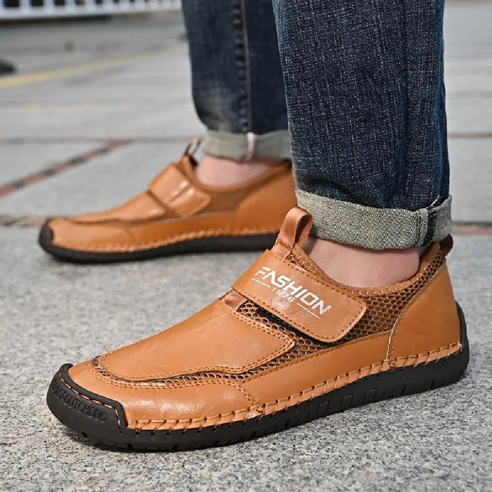 Asifn Men's Casual Loafers Breathable Non-Slip Driving Shoes Comfortable Walking Shoes Business Leather Shoes