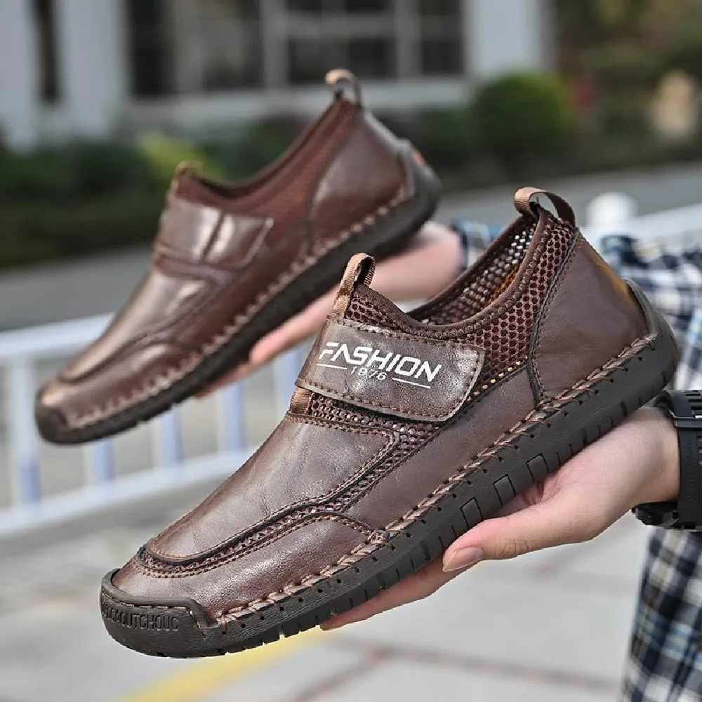 Asifn Men's Casual Loafers Breathable Non-Slip Driving Shoes Comfortable Walking Shoes Business Leather Shoes