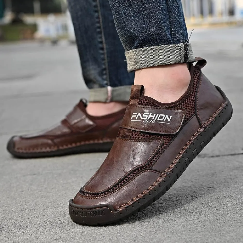 Asifn Men's Casual Loafers Breathable Non-Slip Driving Shoes Comfortable Walking Shoes Business Leather Shoes