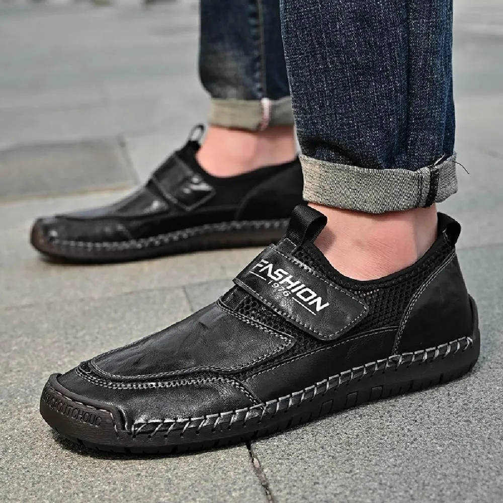 Asifn Men's Casual Loafers Breathable Non-Slip Driving Shoes Comfortable Walking Shoes Business Leather Shoes