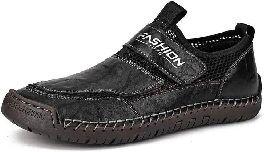 Asifn Men's Casual Loafers Breathable Non-Slip Driving Shoes Comfortable Walking Shoes Business Leather Shoes