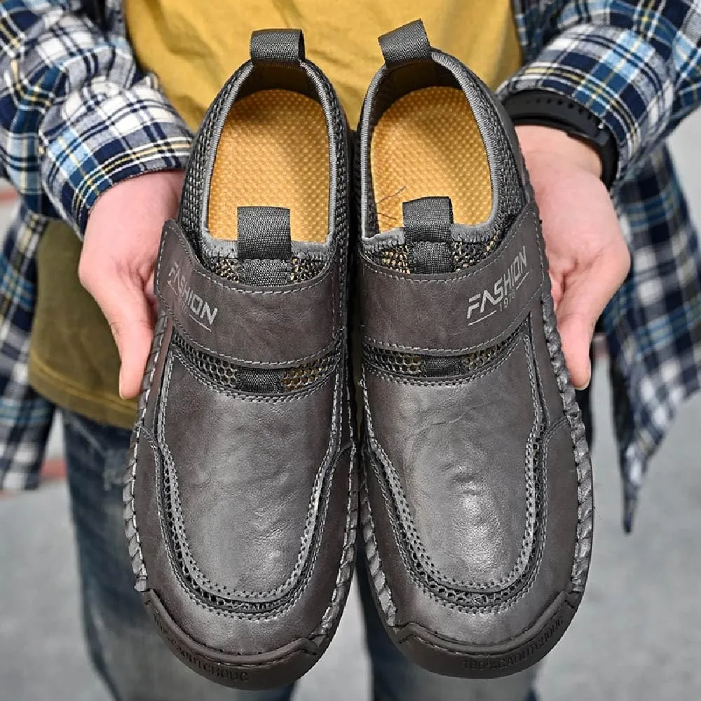 Asifn Men's Casual Loafers Breathable Non-Slip Driving Shoes Comfortable Walking Shoes Business Leather Shoes