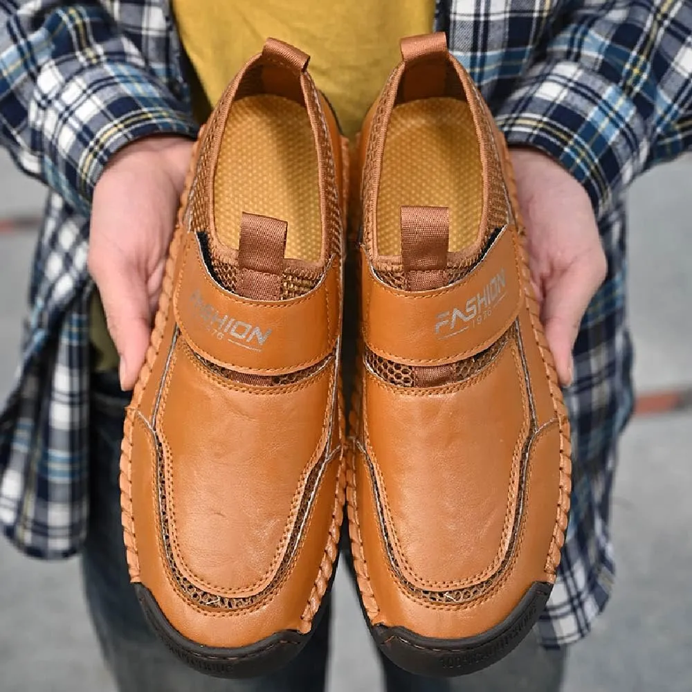 Asifn Men's Casual Loafers Breathable Non-Slip Driving Shoes Comfortable Walking Shoes Business Leather Shoes
