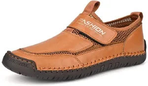 Asifn Men's Casual Loafers Breathable Non-Slip Driving Shoes Comfortable Walking Shoes Business Leather Shoes