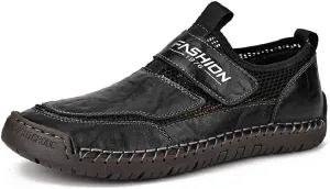 Asifn Men's Casual Loafers Breathable Non-Slip Driving Shoes Comfortable Walking Shoes Business Leather Shoes
