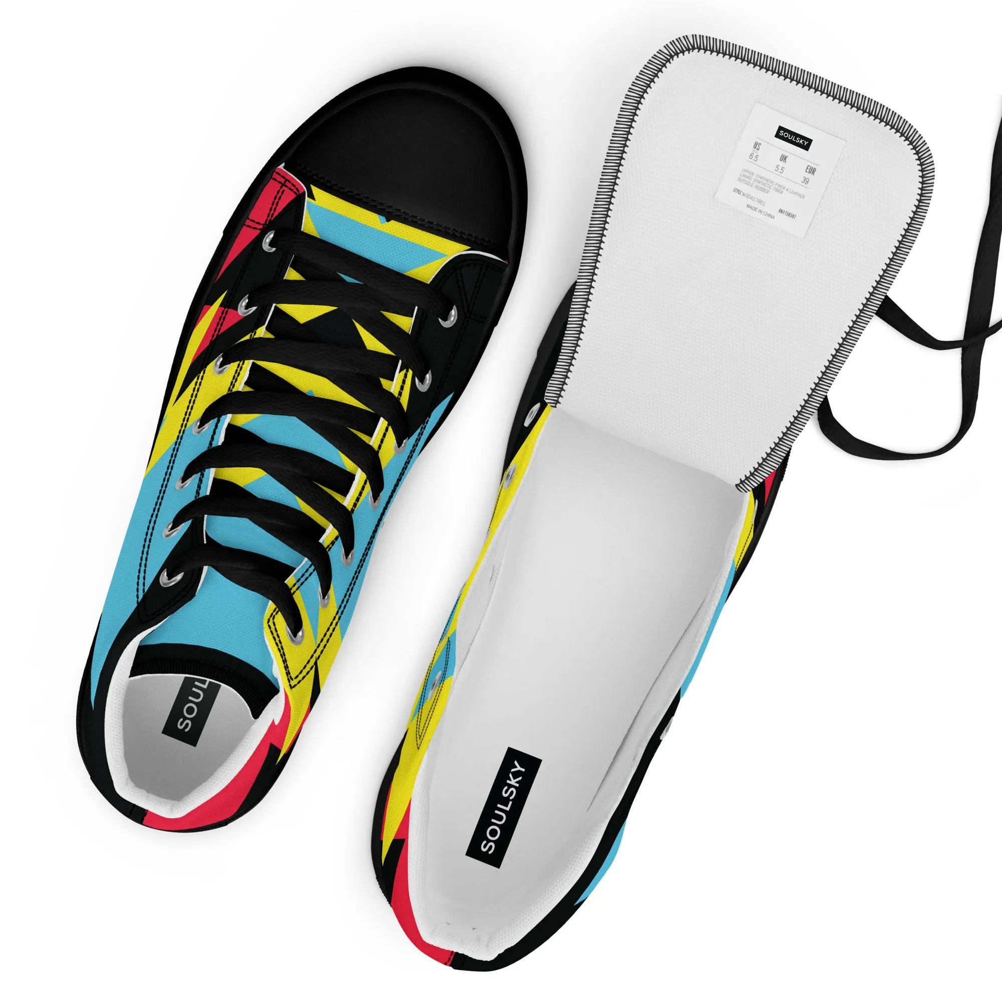 BE BRAVE Women’s High Top Canvas Shoes