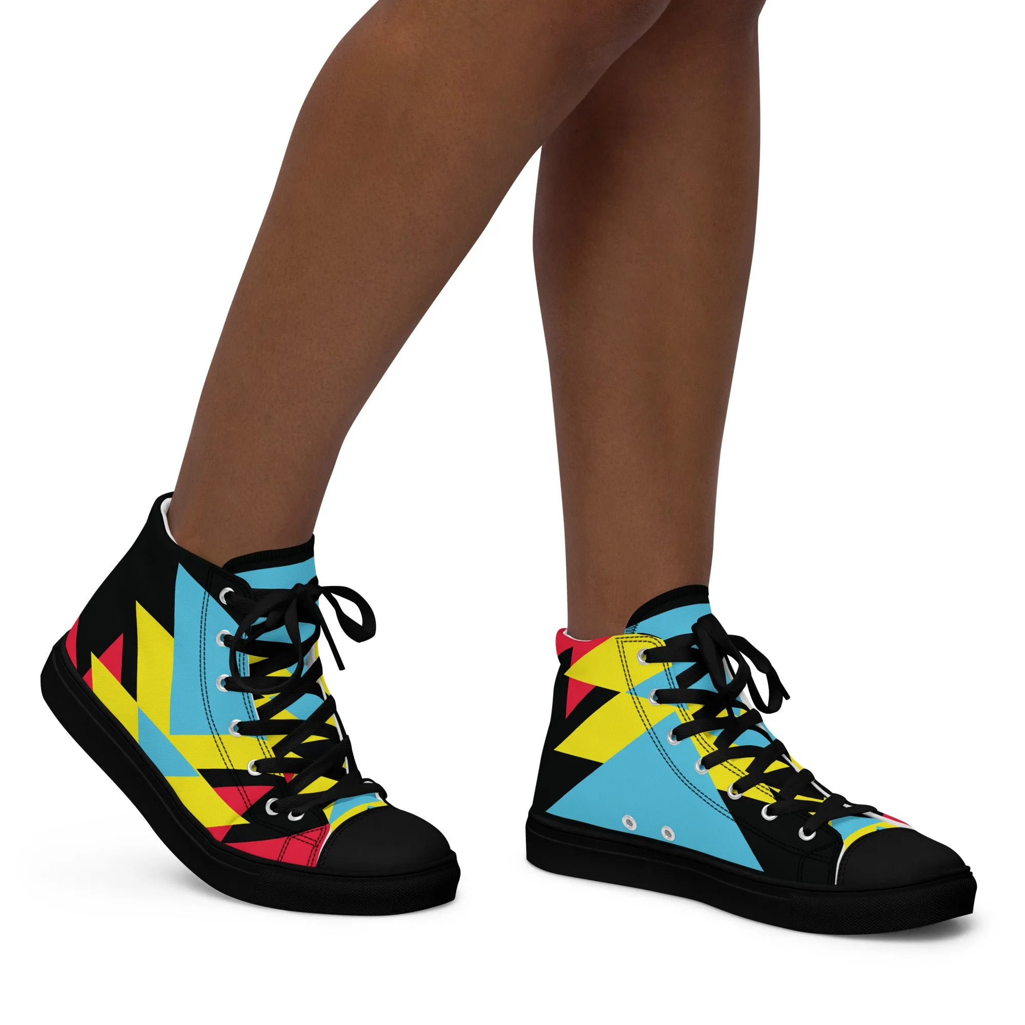 BE BRAVE Women’s High Top Canvas Shoes
