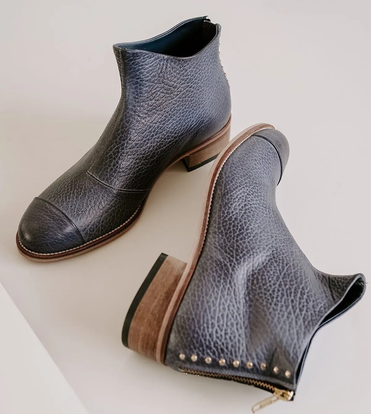 Beau5 Montone Leather Boots by Beau Coops