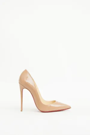 Beige Patent Leather So Kate Pump