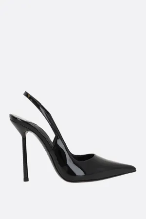 Bella Patent Leather Slingbacks