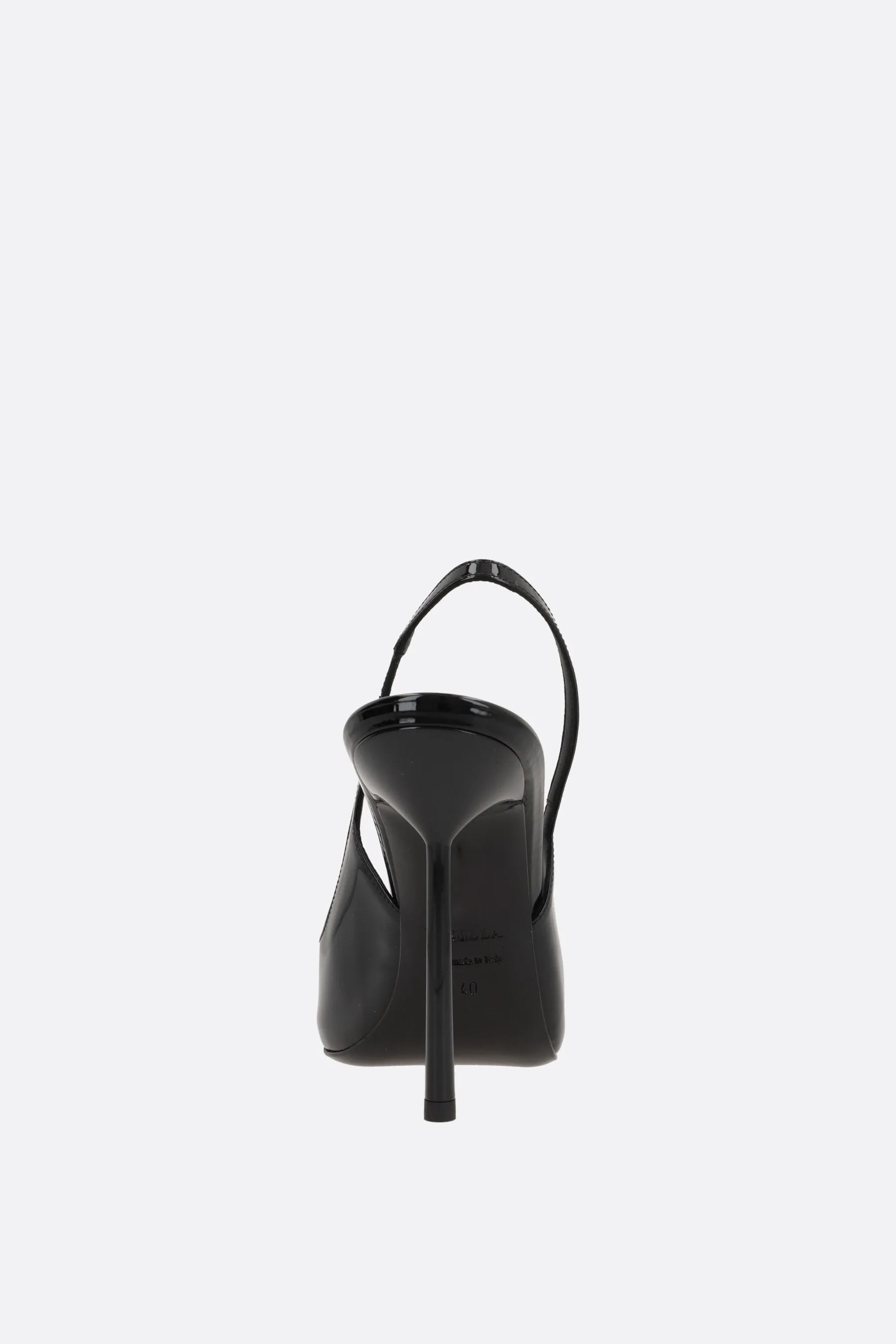 Bella Patent Leather Slingbacks