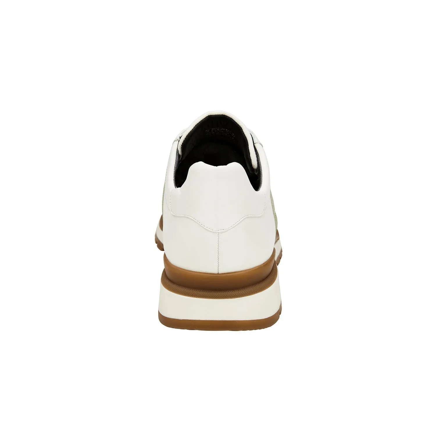 Belvedere Blake 33629 Shoes Men's Lime & White Exotic Genuine Ostrich / Calf-Skin Leather Casual Sneakers (BV3166)
