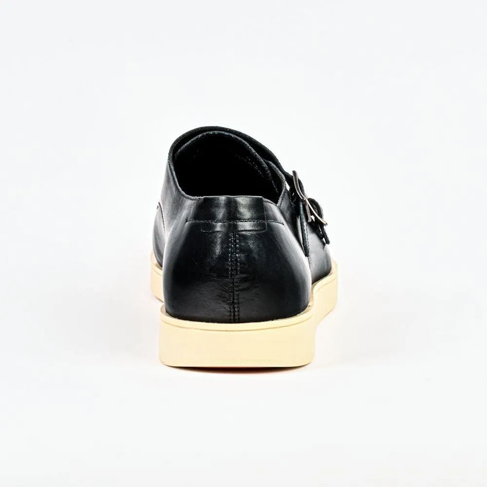 Belvedere Studio Men's Walking Leather Shoes Marcio Navy