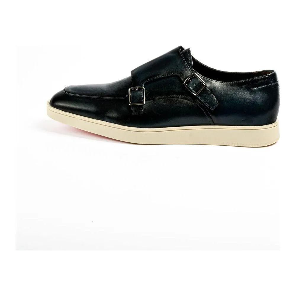 Belvedere Studio Men's Walking Leather Shoes Marcio Navy
