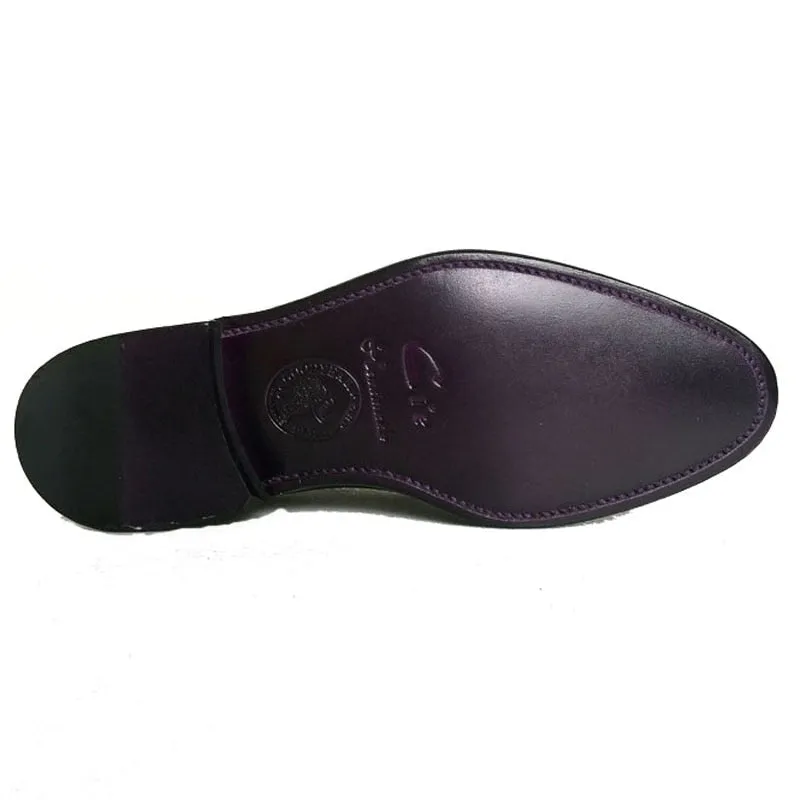 Bespoke Welted Mixed Color Handmade Men's Tassels Slip-on Shoes