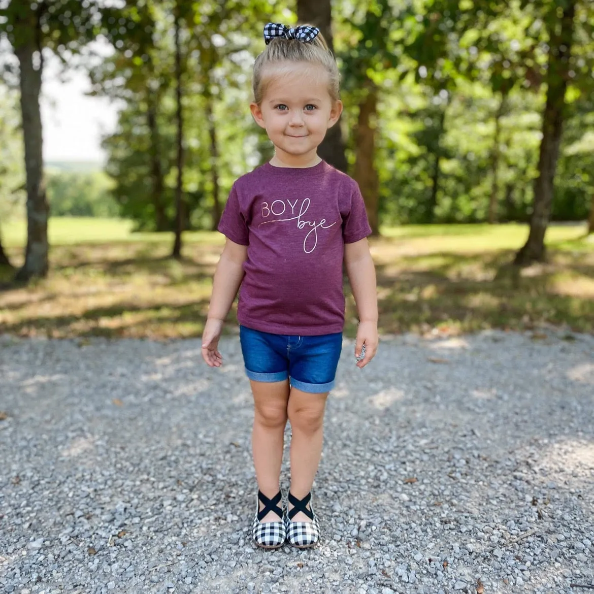 Black & White Buffalo Plaid Ballet Flats