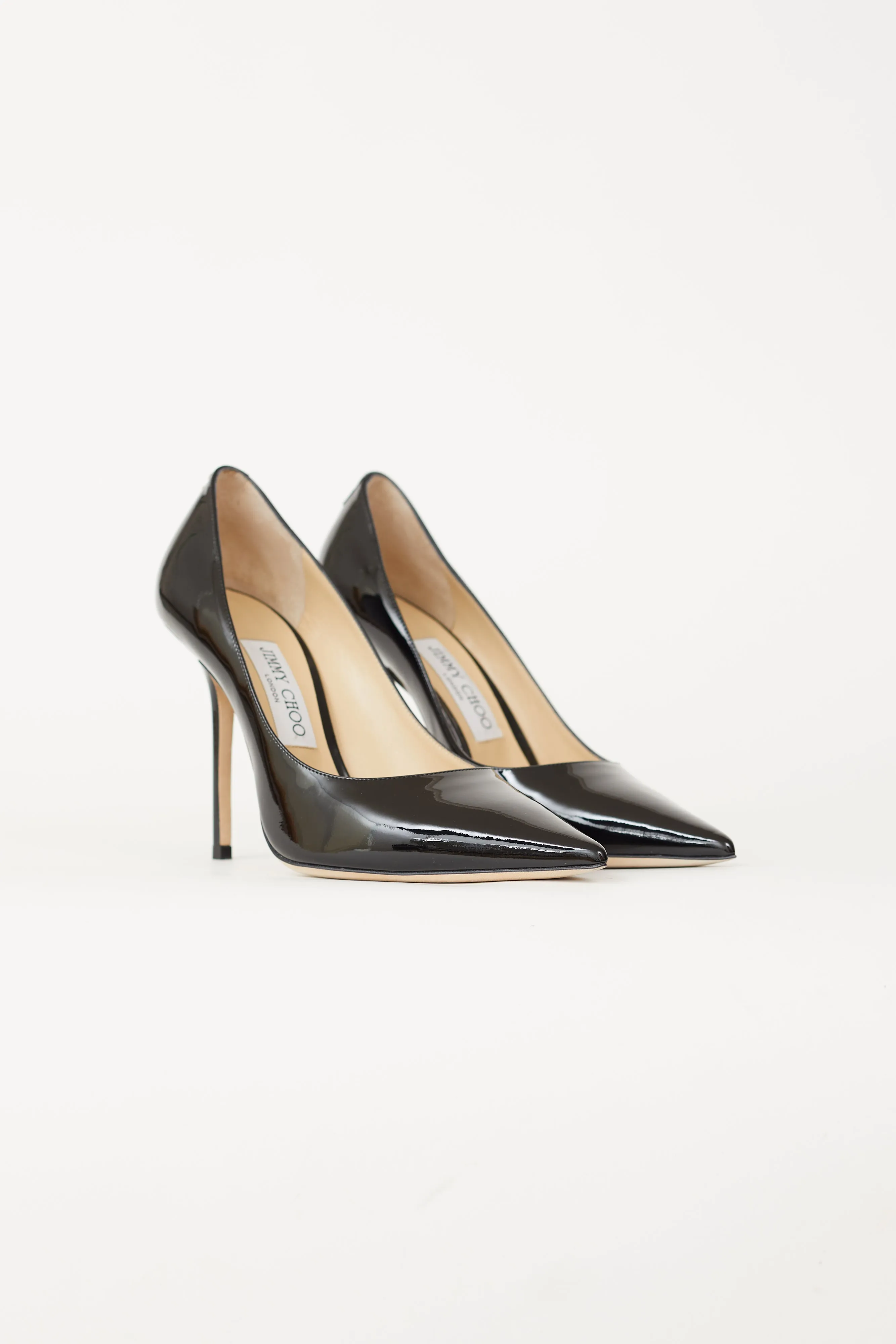 Black Patent Leather Love 100 Pump
